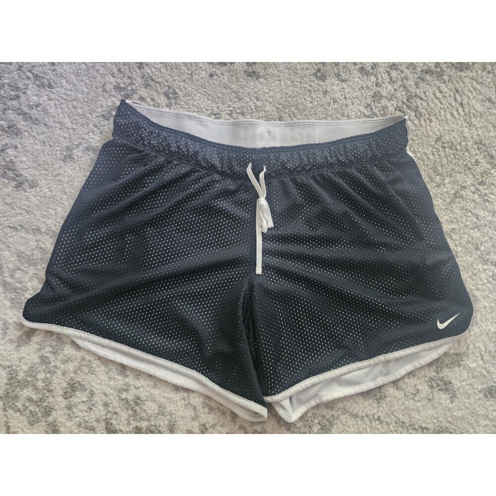 Women's Nike Running Shorts Size Large Black White